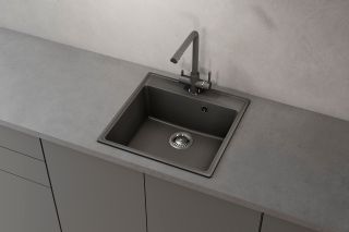 Кухонная мойка Ulgran Quartz Forte 505-05 бетон