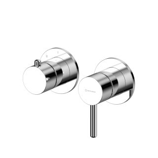 Внешняя часть смесителя на 2 потребителя WHITECROSS 2-Y1242CR хром