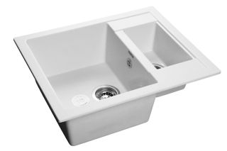 Мойка кухонная GranFest Иней Quadro Q-610 K иней