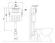 Инсталляция для приставного унитаза ABBER AC0104