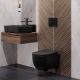 Инсталляция для унитаза Berges Novum 040265 с чёрной Soft Touch кнопкой O5