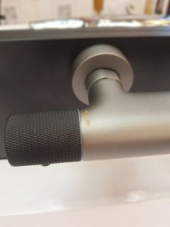 Смеситель для ванны AltroBagno Intento 0216 GrNe серый/черный