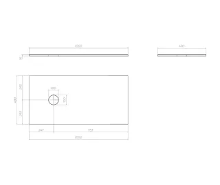 Столешница Vigo Urban st.URB.100 100 см белый