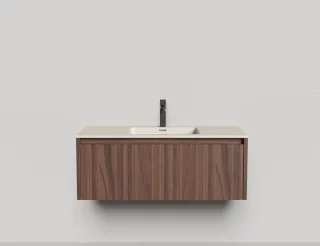 Подвесная тумба Salini Domino 27D210ON 100см шпон/гладкий фасад Onda Plus