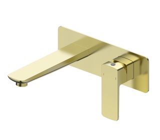 Встраиваемый смеситель для раковины Wonzon & Woghand Edge WW-88869003-BG брашированное золото