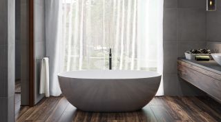 Ванна из искусственного камня Whitecross Diamond 0201.170087.100 170x87см белый глянец