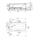 Veedi Ванна акриловая Una 13118080 180х80