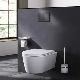 Клавиша смыва Am.Pm PrimeFit I090238 механическая черная матовая