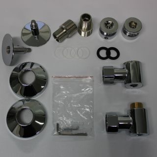 Водяной полотенцесушитель Тругор Аспект НП 1 П с полкой 100x50см хром Аспект1/нп10050П