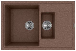 Кухонная мойка Florentina Липси 780К коричневый