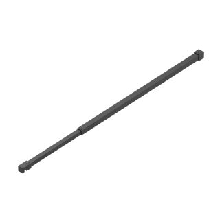 Душевая перегородка BelBagno KRAFT-L-1-110-C-NERO черный
