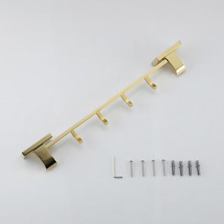 Планка с четырьмя крючками Gappo G0716-43 золото