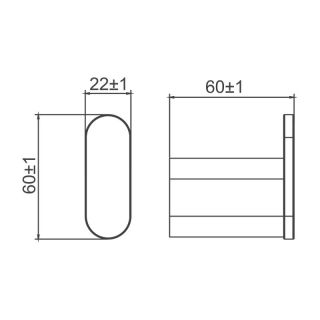 Крючок Gappo G30905-13 золотой сатин