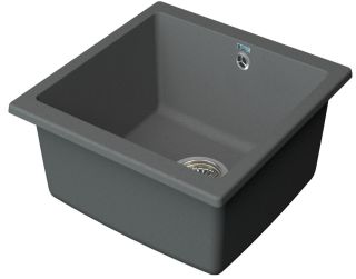 Мойка кухонная Point Бату PN3008AL 45 см серый