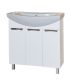 Напольная тумба под раковину Misty Лаванда 80см белый
