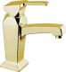 Смеситель для раковины однорычажный, золото Cezares LEGEND-LSM2-03/24
