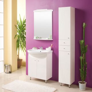 Шкаф Акватон Минима-М левосторонний белый 1A132203MN01L