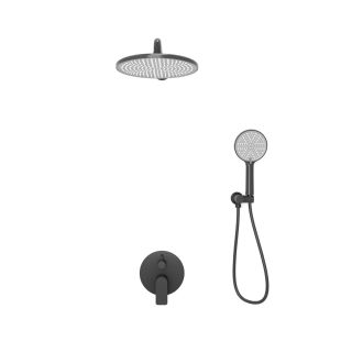 Встраиваемая душевая система LICATA, Чёрный матовый