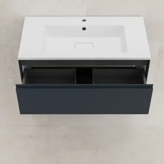 Тумба под раковину подвесная Style Line Лима ЛС-00002465 90 см графит