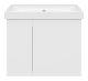 Подвесная тумба под раковину Misty Лира 60см белый