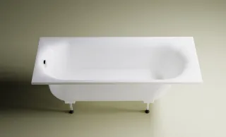 Ванна из искусственного камня Astra-Form Лира 01010094 170x70 см белый матовый