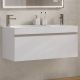 Тумба под раковину подвесная Velvex Otto tp.OTO.OTT.100.1Y белый глянец, 100 см