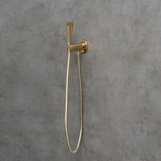 Гигиенический душ со смесителем Lemark Solo LM7172G золото