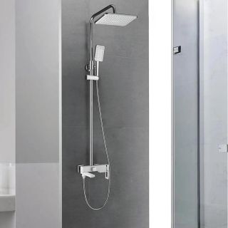 Душевая стойка Shevanik S9036F белый/хром