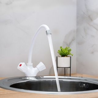 Смеситель для кухни РМС PL4-271F белый