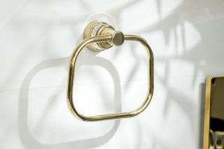 Полотенцедержатель Boheme Aura 10245-G золото