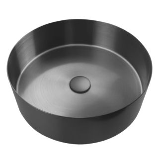 Раковина AltroBagno Luna 001002 MtGr из нержавеющей стали оружейная сталь