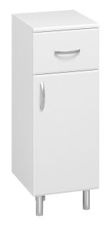 Напольная тумба Misty Люси правая 30см белый