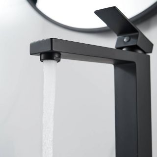 Смеситель для раковины высокий Maretti Umbria Black UMB32RF52, черный