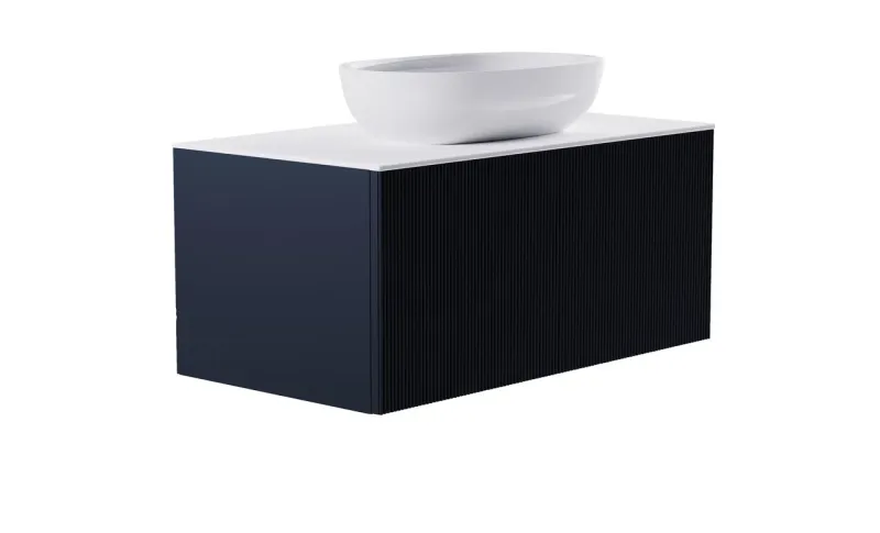 Тумба с раковиной Astra-Form М-40 4631177713644 90 см серый матовый