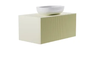 Тумба с раковиной Astra-Form М-40 4631177714917 100 см бежевый матовый
