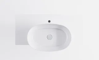 Тумба с раковиной Astra-Form М-40 Slim 4631177716133 100 см белый матовый