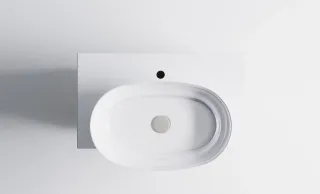 Тумба с раковиной Astra-Form М-40 Slim 4631177714511 70 см белый матовый