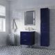 Напольная тумба с раковиной IDDIS Oxford OXF60N0i95K 60см синий