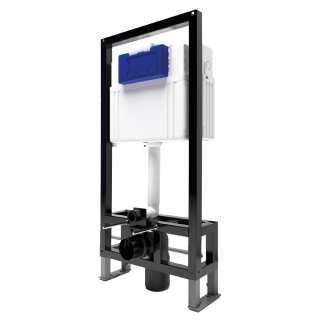 SET Инсталляция Sava Free Standing+клавиша смыва белый глянец + хром глянец квадр. SMART