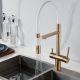 Смеситель для кухни Rose R958G золотой сатин
