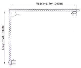 Душевой уголок Cerutti SPA MARBELLA120B-R 120x80см чёрный