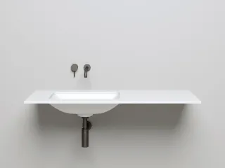 Встраиваемая раковина Salini Marea 06 S-Stone 1802206M 55см белый матовый