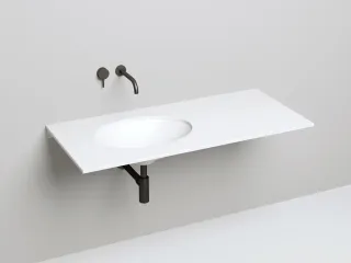 Встраиваемая раковина Salini Marea 11 S-Stone 1802211M 55см белый матовый