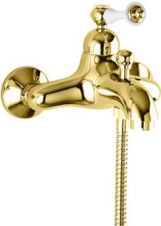 Смеситель для ванны и душа однорычажный, золото Cezares MARGOT-VM-03/24-Bi