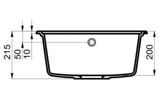 Мойка для кухни Milacio Navarra 65 Cuarzo MC.77062 белый