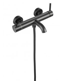 Смеситель для ванны с душем Milacio MCU MCU.350.MB чёрный матовый