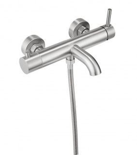Смеситель для ванны с душем Milacio MCU MCU.350.SS нержавеющая сталь