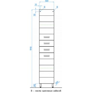 Колонна Style Line Ирис 36 ЛС-00000195