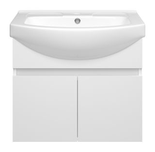 Подвесная тумба под раковину Misty Монро 65см белый