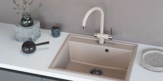 Смеситель для кухни Omoikiri Yamada-BE ваниль/хром